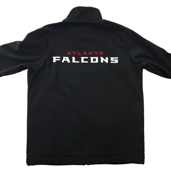 Atlanta Falcons Jacket G-III NFL Fleece Full Zip NFC Embroidered Men's Medium - Picture 2 of 11